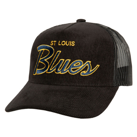St. Louis Blues čiapka baseballová šiltovka NHL Times Up Trucker black Mitchell & Ness