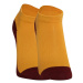 Veselé ponožky Dedoles Stopa žlté (D-U-SC-LS-B-C-1253) S