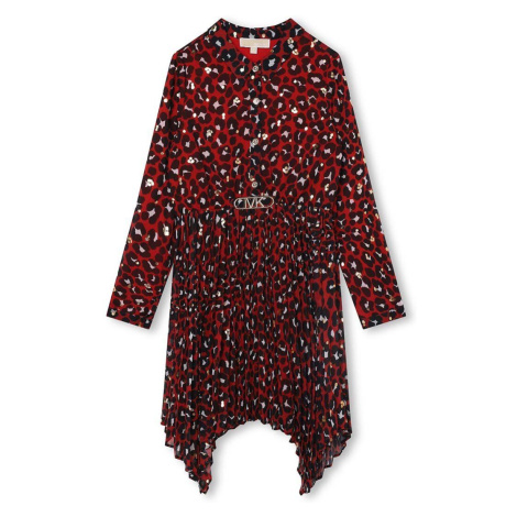 Dievčenské šaty Michael Kors červená farba, mini, áčkový strih
