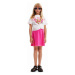 Detské bavlnené tričko Desigual Pink Panther biela farba