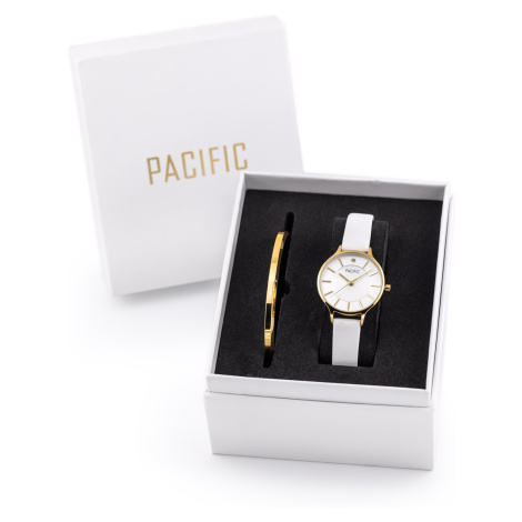 Dámske hodinky PACIFIC X6133-04 - komplet prezentowy (zy732a)