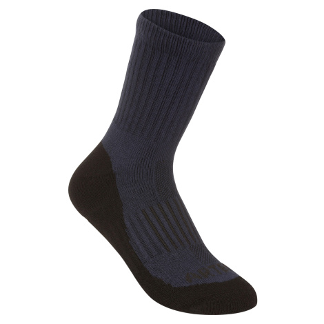 Detské tenisové ponožky RS 500 vysoké 3 páry tmavomodré ARTENGO