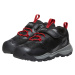 Keen Wanduro Low Wp Children Detské nízke trekové topánky 10036557KEN black/ribbon red