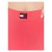 Tommy Jeans Bavlnené nohavice Badge DW0DW15373 Ružová Regular Fit