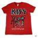 Tričko metal HYBRIS Kiss Destroyer Čierna červená