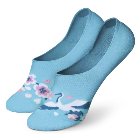 Veselé extra nízke ponožky Dedoles Sakura a volavka (D-U-SC-NSS-C-C-1370) M