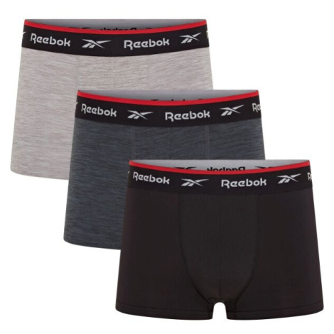 Reebok TRUNK REDGRAVE 3pk Pánske boxerky, čierna, veľkosť