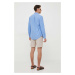 Bavlnená košeľa Polo Ralph Lauren pánska,slim,s golierom button-down,710804257015