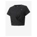 Čierne dámske športové cropped tričko Puma Skimmer