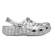 Crocs Šľapky Cls Metallic Geometric Clog 210002 Strieborná