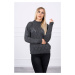 Graphite diamond diamond neckline sweater