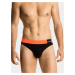 Briefs Atlantic MP-1566/23 S-2XL black-orange 022