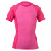 Alapai UV WATER T-SHIRT Dievčenské tričko do vody s UV ochranou, ružová, veľkosť
