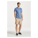 TRIČKO GANT LINEN REGULAR T-SHIRT SALTY SEA