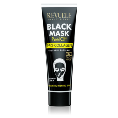 Revuele Black Mask Peel Off Pro-Colagen zlupovacia maska pre spevnenie pleti