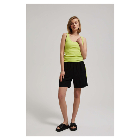 WOMEN'S SHORTS L-SH-4022 BLACK Moodo