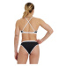 Arena icons bikini cross back solid black/white xs - uk30