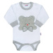 Luxusné dojčenské body s dlhým rukávom New Baby Honey Bear s 3D aplikáciou 62 , 20C32550