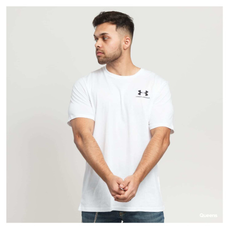 Tričko Under Armour Sportstyle Left Chest SS Tee White