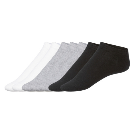 esmara® Dámske ponožky, 7 párov (čierna/biela/sivá)