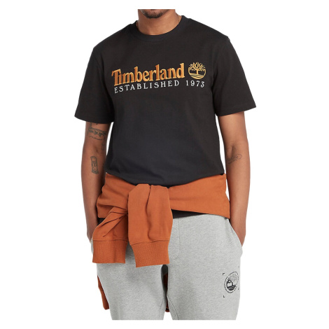 Timberland  221868  Tričká s krátkym rukávom Čierna