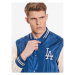 47 Brand Bundy bomber Los Angeles Dodgers Core 47 Drift Track Jacket Modrá Regular Fit