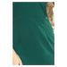Dámske šaty 227-1 Tmavo zelená - NUMOCO tmavě zelená