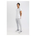 DEFACTO Fit Jogger Sweatpants Slim Fit Slim Cut Double Pocket Standard Leg Woven