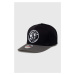 Šiltovka s prímesou vlny Mitchell&Ness Brooklyn Nets čierna farba, s nášivkou