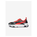 Men's red and gray sneakers with leather details Puma F1 Trinity - Men's