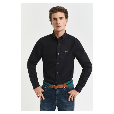 KOŠEĽA GANT SLIM PINPOINT OXFORD SHIRT BLACK