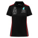 Mercedes AMG Petronas dámske polo tričko official black F1 Team 2023