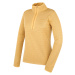 Women's sweatshirt with turtleneck HUSKY Artic L lt. yellow