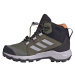 adidas TERREX MID GTX K Detská outdoorová obuv, khaki, veľkosť 36