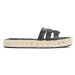 Tommy Hilfiger Espadrilky Authentic Flat FW0FW07745 Čierna