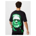 JACK & JONES Tričko 'Frankenstein'  zelená / čierna / biela