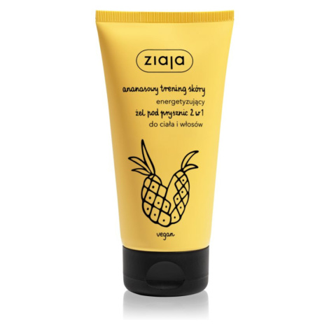 Ziaja Pineapple energizujúci sprchový gél na telo a vlasy