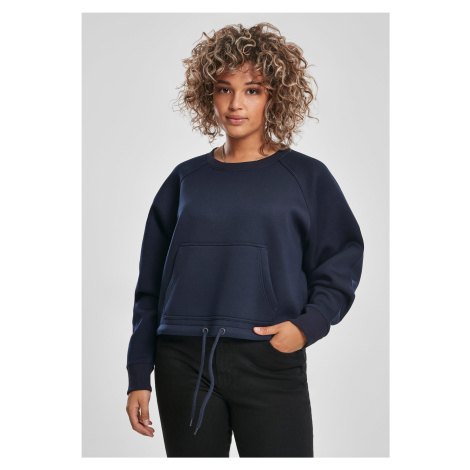 Women's Oversized Short Raglan Crew Nightnavy Urban Classics