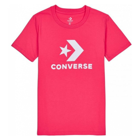 Converse STAR CHEVRON CORE SS TEE ružová - Dámske tričko
