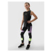 Dievčenské legíny 4F JUNIOR TIGHTS FNK-4FJWSS24TFTIF221-20S-DEEP BLACK