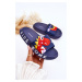 Children's foam slippers Dinosaur navy blue Dario