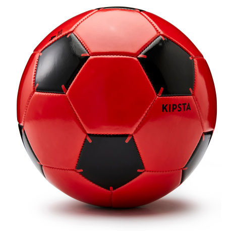 Futbalová lopta First Kick veľkosť 4 červená KIPSTA