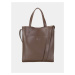 Brown handbag with detachable Claudia Canova case