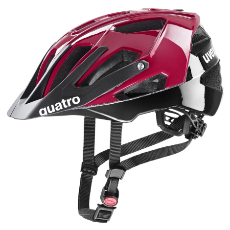 UVEX Quatro Red/Black Prilba na bicykel