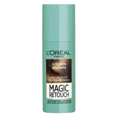 L'Oréal Paris Magic Retouch sprej na vlasy na zakrytie odrastov a šedín orieškovo hnedá 75 ml