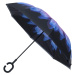 Blooming Brollies Dámsky palicový dáždnik Inside Out Purple Daisy Umbrella EDIOPUD