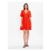 TWINSET Letné šaty 231TT2301 Oranžová Regular Fit