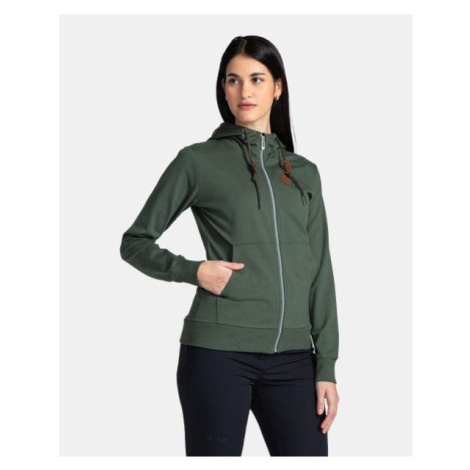 Women's crewneck sweatshirt KILPI TARALI-W Dark green