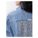 Modrá dámská voľná rifľová bunda Salsa Jeans Aral