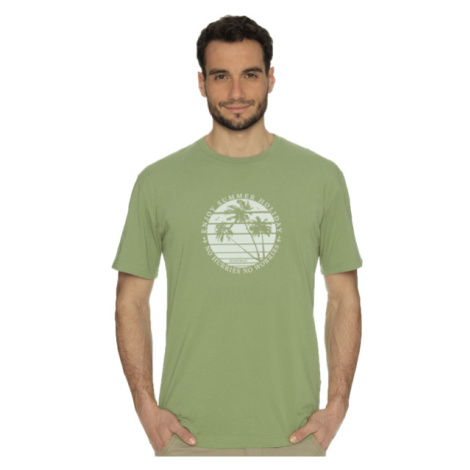 BUSHMAN JOURNEY Pánske tričko, svetlo zelená, veľkosť